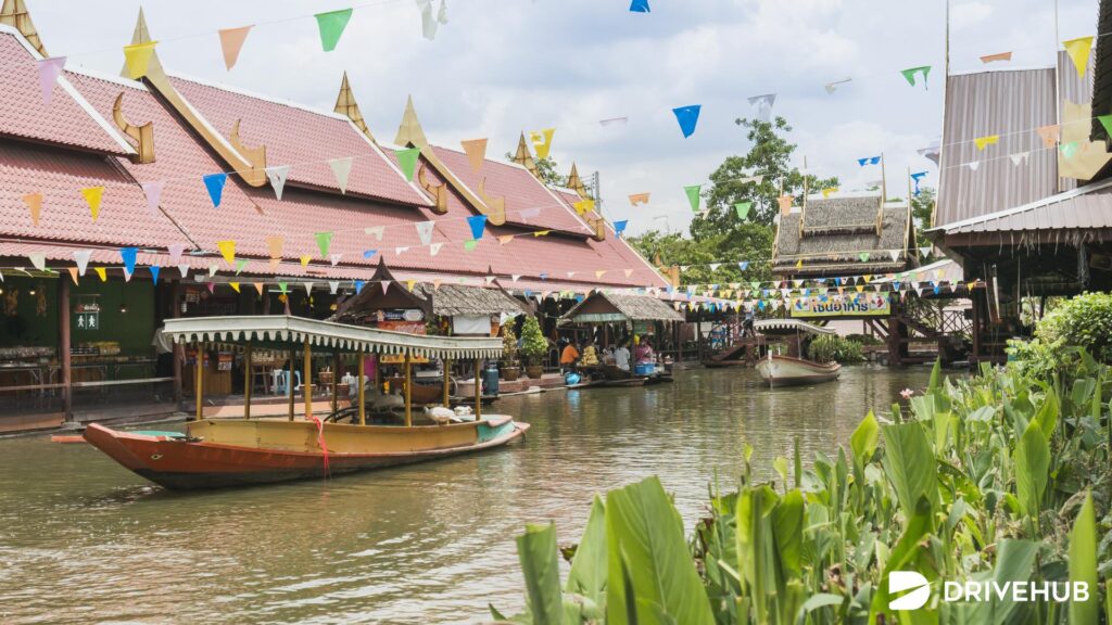 ที่เที่ยวอยุธยา - ตลาดน้ำทุ่งบัวชม (Tung Buachom Floating Market)
