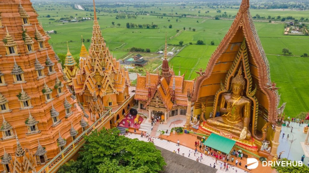 ที่เที่ยวน้ำตกเอราวัณ - วัดถ้ำเสือ (Wat Tham Suea)