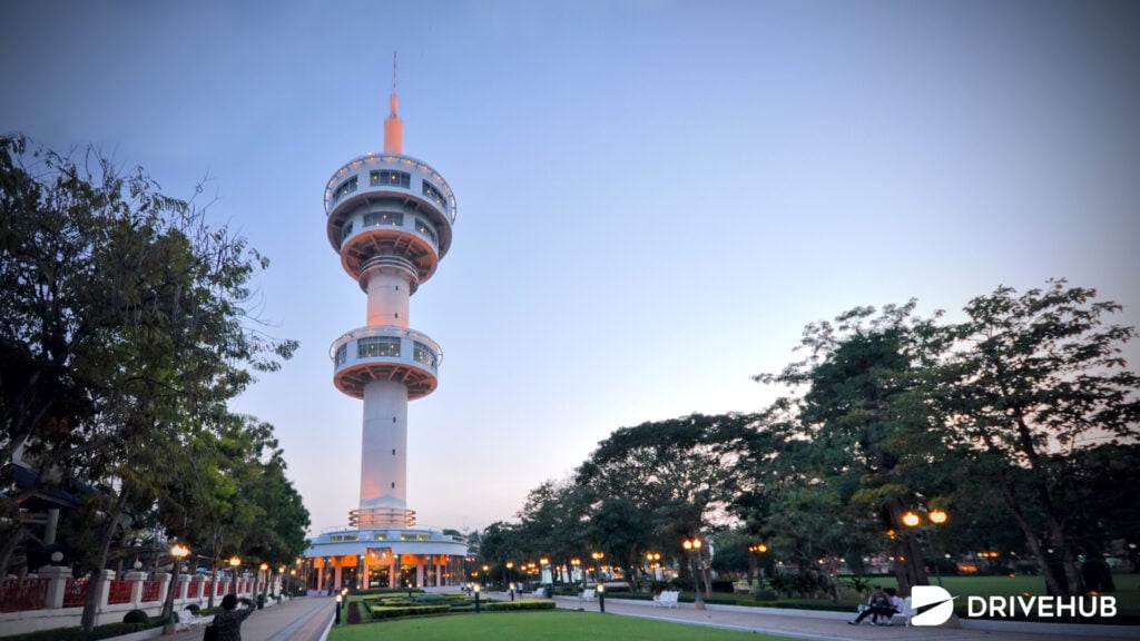 ที่เที่ยวสุพรรณบุรี - หอคอยบรรหาร - แจ่มใส (Banharn - Jamsai Tower)